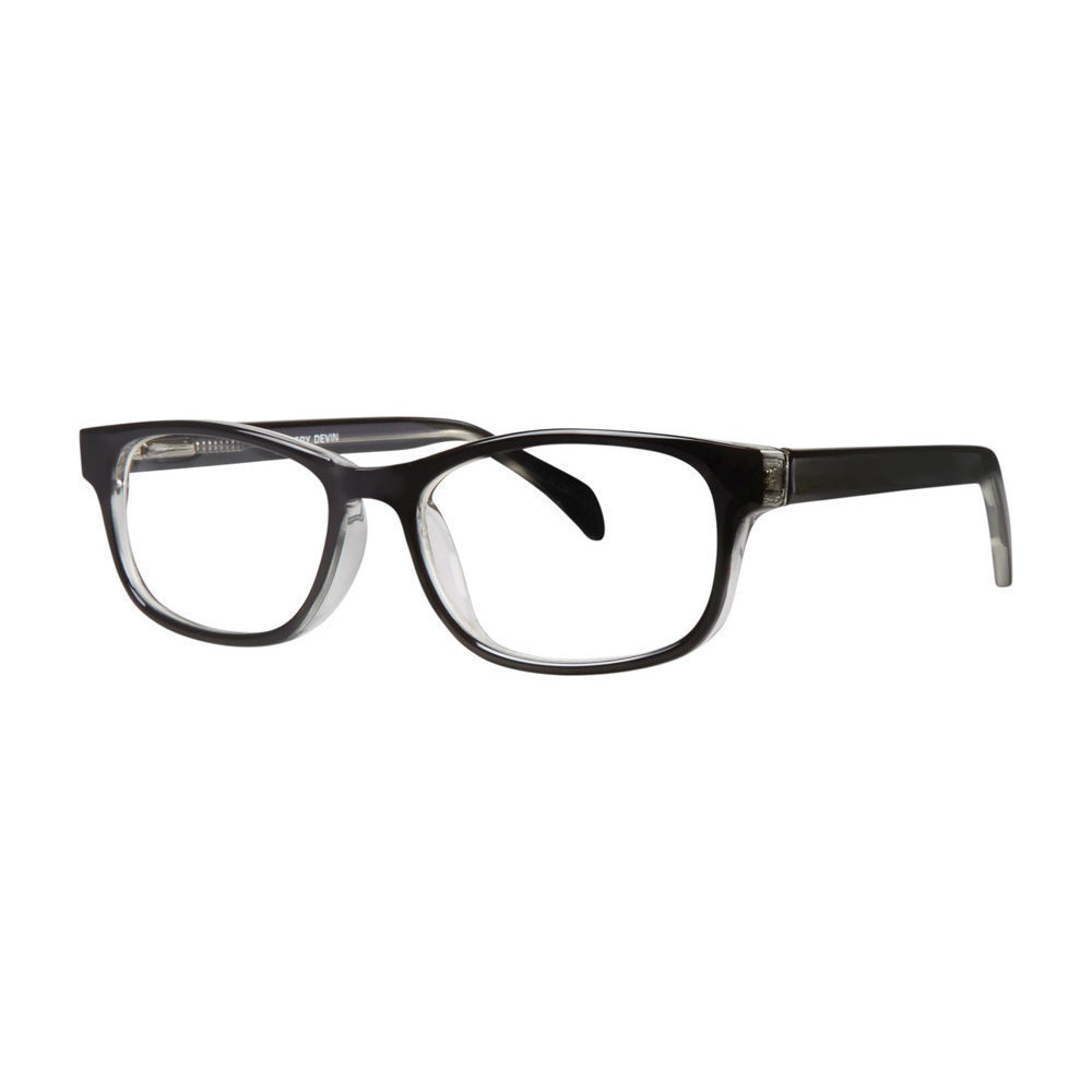 Gallery Devin Eyeglasses Black-Crystal 51mm